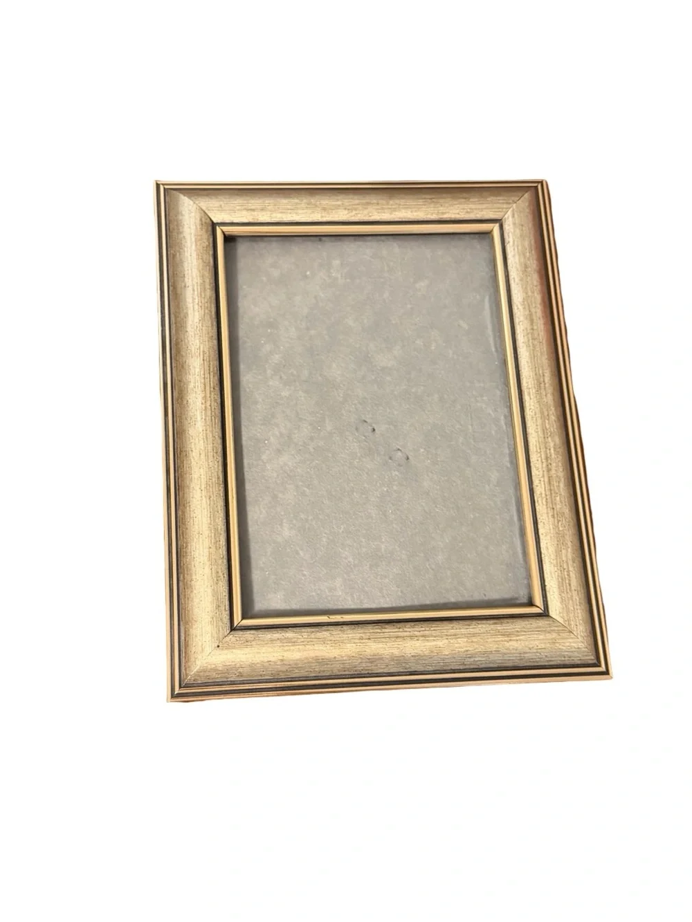 Gold Tone 5x7 Picture Frame Vintage Traditional Tabletop Display